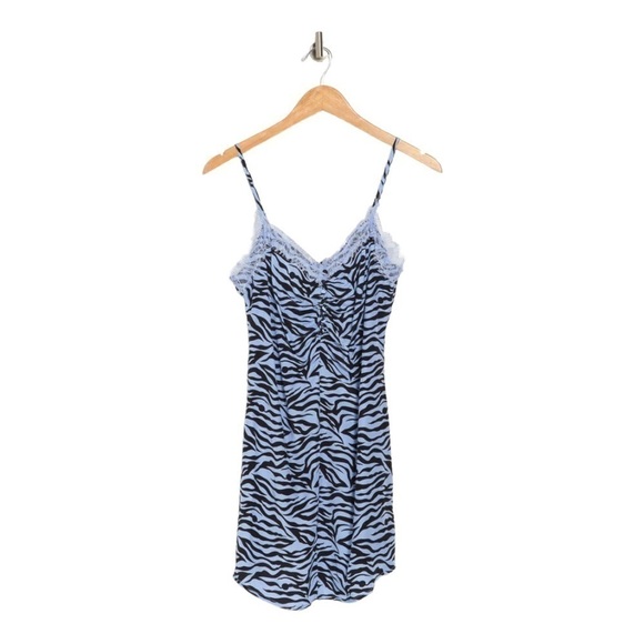 re:named Neha Leopard Print Dress blue/back - Picture 3 of 16